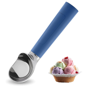 Scoop EZ LED Heated Ice Cream Scoop Thermostatic And Rechargeable (Color: Blue)