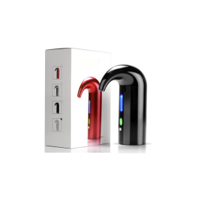 Wine On Tap Wine Oxygenator For Smoother Taste (Color: Black)