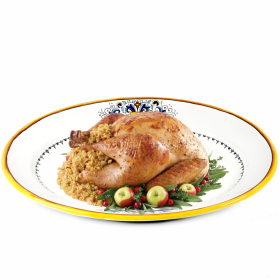 RICCO DERUTA Platter (size: 16.5 Long X 12.5 (Dimensions measured in Inches))