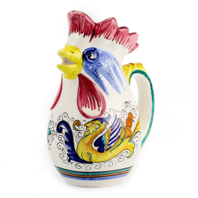 RAFFAELLESCO: Pitcher (size: 9.5H (1 LITER - 34 OZ.- 1 QT) (Dimensions measured in Inches))