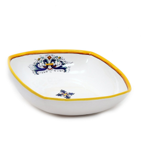RICCO DERUTA Bowls for Serving Pasta or Salad (size: 12L. X 12W. (Dimensions measured in Inches))