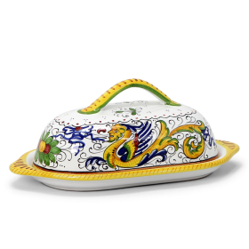 RAFFAELLESCO BUTTER TRAY & CHEESE BOWLS (size: 9 X 3 HIGH (Dimensions measured in Inches))
