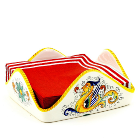 RAFFAELLESCO Napkin Holder (size: 7 X 7 X 3 HIGH (Dimensions measured in Inches))