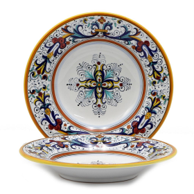 RICCO DERUTA Pasta/Soup Rim Plate (size: 10.5 DIAM. (Dimensions measured in Inches))