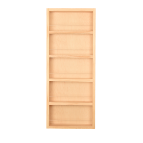 Cyprus On the Wall Spice Rack (size: 35"h x 14"W x 3.5"dStyle)
