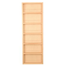Cyprus On the Wall Spice Rack (size: 42"h x 14"W x 4.5"dStyle)