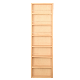 Cyprus On the Wall Spice Rack (size: 48"h x 14"W x 4.5"dStyle)