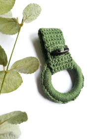 Kitchen Towel Ring Holder (Color: Green)