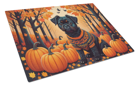 Autumn Leaves Glass Cutting Board (size: LargeDesign)