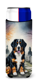 Spooky Halloween Hugger for Ultra Slim Cans (Dog Breed: Bernese Mountain Dog 2014, size: Slim Can)