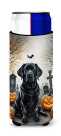 Spooky Halloween Hugger for Ultra Slim Cans (Dog Breed: Labrador Retriever  2016, size: Slim Can)