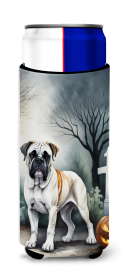 Spooky Halloween Hugger for Ultra Slim Cans (Dog Breed: Boxer  2025, size: Slim Can)