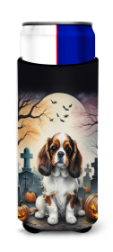 Spooky Halloween Hugger for Ultra Slim Cans (Dog Breed: Cavalier Spaniel  2028, size: Slim Can)