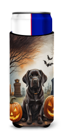Spooky Halloween Hugger for Ultra Slim Cans (Dog Breed: Labrador Retriever  2033, size: Slim Can)