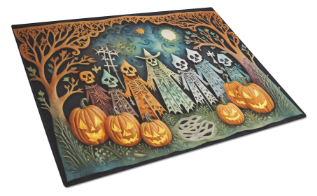 More Spooky Halloween Glass Cutting Board (Dog Breed: Papel Picado 2264, size: large)