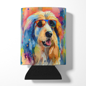 Hippie Dawg Can or Bottle Hugger (Dog Breed: Afghan Hound 2448, size: Can Hugger)