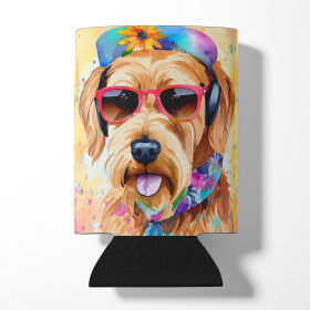 Hippie Dawg Can or Bottle Hugger (Dog Breed: Airedale Terrier 2449, size: Can Hugger)
