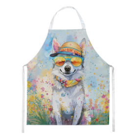 Hippie Dawg Apron (Dog Breed: Alaskan Klee Kai 2451, size: large)