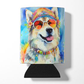 Hippie Dawg Can or Bottle Hugger (Dog Breed: Alaskan Malamute 2452, size: Can Hugger)