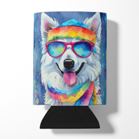 Hippie Dawg Can or Bottle Hugger (Dog Breed: American Eskimo 2453, size: Can Hugger)