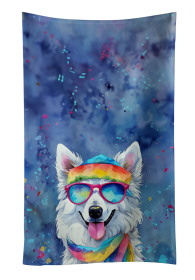 Hippie Dawg Kitchen Towel (Dog Breed: American Eskimo 2453, size: 25Hx15W)