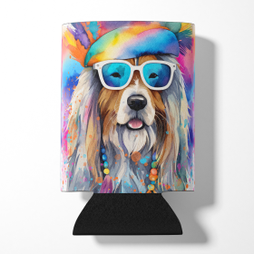 Hippie Dawg Can or Bottle Hugger (Dog Breed: Bearded Collie 2456, size: Can Hugger)