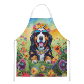 Hippie Dawg Apron (Dog Breed: Bernese Mountain Dog 2458, size: large)