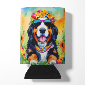 Hippie Dawg Can or Bottle Hugger (Dog Breed: Bernese Mountain Dog 2458, size: Can Hugger)