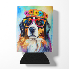 Hippie Dawg Can or Bottle Hugger (Dog Breed: Bernese Mountain Dog 2461, size: Can Hugger)