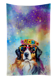 Hippie Dawg Kitchen Towel (Dog Breed: Bernese Mountain Dog 2461, size: 25Hx15W)