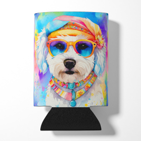 Hippie Dawg Can or Bottle Hugger (Dog Breed: Bichon Frise 2465, size: Can Hugger)