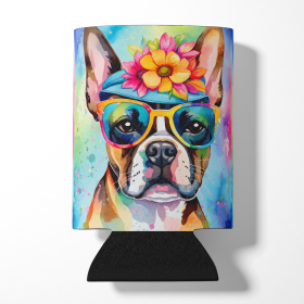 Hippie Dawg Can or Bottle Hugger (Dog Breed: Boston Terrier 2468, size: Can Hugger)