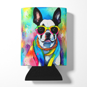 Hippie Dawg Can or Bottle Hugger (Dog Breed: Boston Terrier 2469, size: Can Hugger)