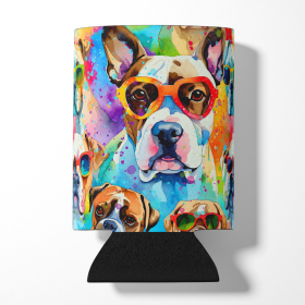 Hippie Dawg Can or Bottle Hugger (Dog Breed: Boxer 2474, size: Can Hugger)