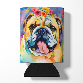 Hippie Dawg Can or Bottle Hugger (Dog Breed: English Bulldog 2476, size: Can Hugger)