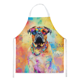 Hippie Dawg Apron (Dog Breed: Bullmastiff 2477, size: large)
