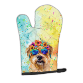 Hippie Dawg Oven Mitt (Design: Cairn Terrier 2480, size: 12HX8.5W)