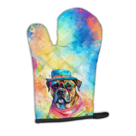 Hippie Dawg Oven Mitt (Design: Cane Corso 2481, size: 12HX8.5W)