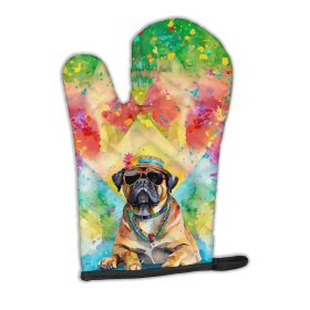 Hippie Dawg Oven Mitt (Design: Cane Corso 2482, size: 12HX8.5W)