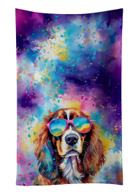 Hippie Dawg Kitchen Towel (Dog Breed: Cavalier Spaniel 2483, size: 25Hx15W)