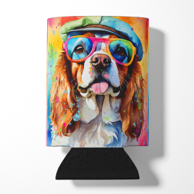 Hippie Dawg Can or Bottle Hugger (Dog Breed: Cavalier Spaniel 2485, size: Can Hugger)