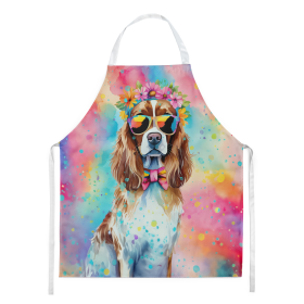 Hippie Dawg Apron (Dog Breed: Cavalier Spaniel 2486, size: large)