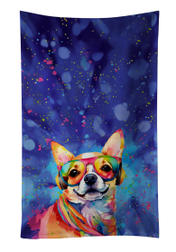 Hippie Dawg Kitchen Towel (Dog Breed: Chihuahua 2487, size: 25Hx15W)
