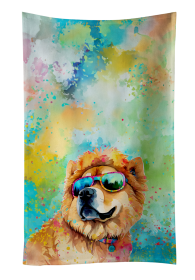 Hippie Dawg Kitchen Towel (Dog Breed: Chow Chow 2490, size: 25Hx15W)