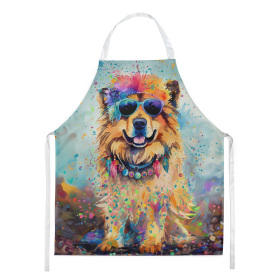 Hippie Dawg Apron (Dog Breed: Chow Chow 2491, size: large)