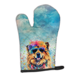 Hippie Dawg Oven Mitt (Design: Chow Chow 2491, size: 12HX8.5W)