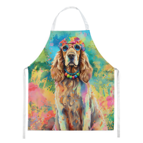 Hippie Dawg Apron (Dog Breed: Cocker Spaniel 2493, size: large)