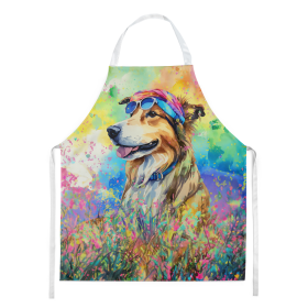 Hippie Dawg Apron (Dog Breed: Collie 2494, size: large)