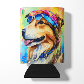 Hippie Dawg Can or Bottle Hugger (Dog Breed: Collie 2494, size: Can Hugger)