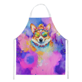 Hippie Dawg Apron (Dog Breed: Corgi 2497, size: large)